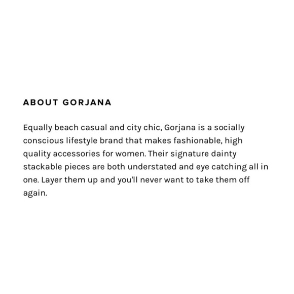 Gorjana NWT Nico Chain Necklace | Gold ✨